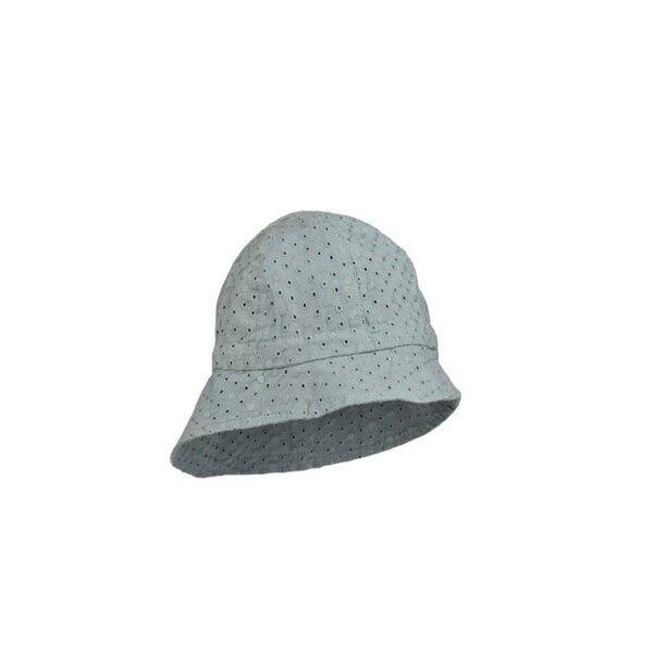 Sonnenhut 6-9 Monate, Modell "Sunneva / Anglaise Blue Fog"