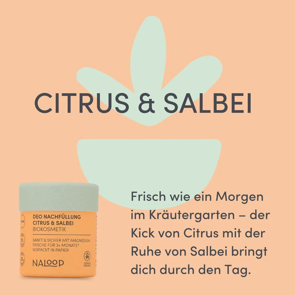 Naloop Nachfüllung Citrus & Salbei