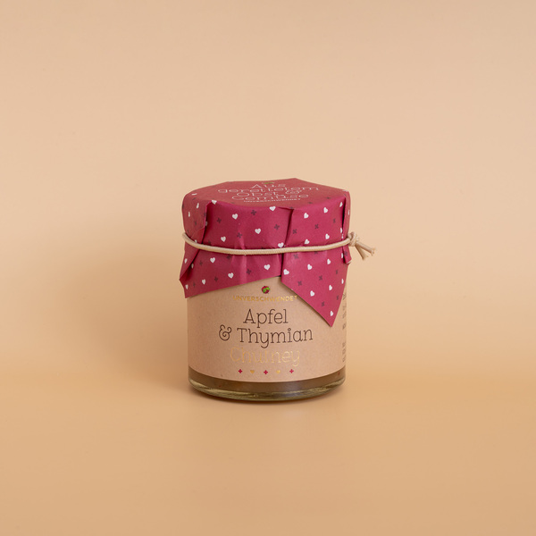 Unverschwendet Chutney Apfel Thymian