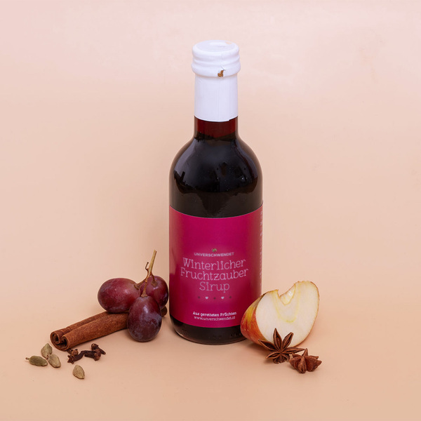 Unverschwendet Winterlicher Fruchtzauber Sirup 0,25l