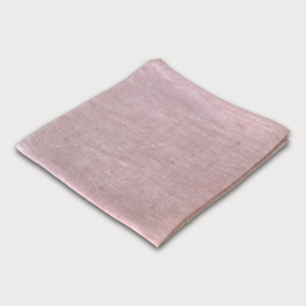 Fazinettel Stofftaschentuch aus Bio Leinen – Flax Rot