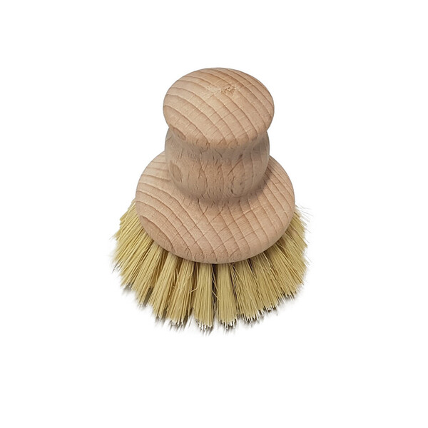 Topfbürste Fibre mit kleinem Griff (VEGAN)