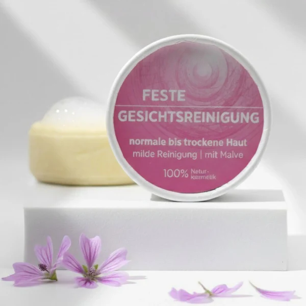 Sonnengrün feste Gesichtsreinigung | normale bis trockene Haut